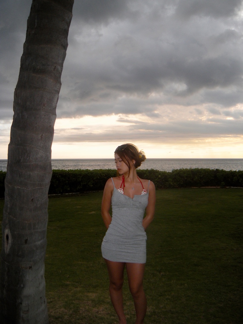 Gray Bodycon Mini Dress Aritzia